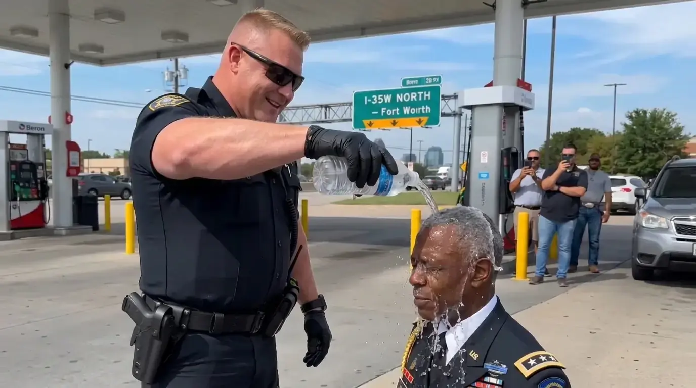 A Texas Deputy Soaked A Black Man At A Gas Station — Then Five Black SUVs Turned Off The Highway